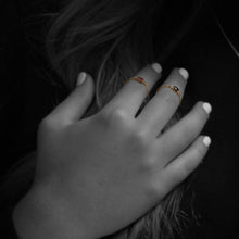 Load image into Gallery viewer, Birthstone &amp; Gold Rings Prisma Collection
